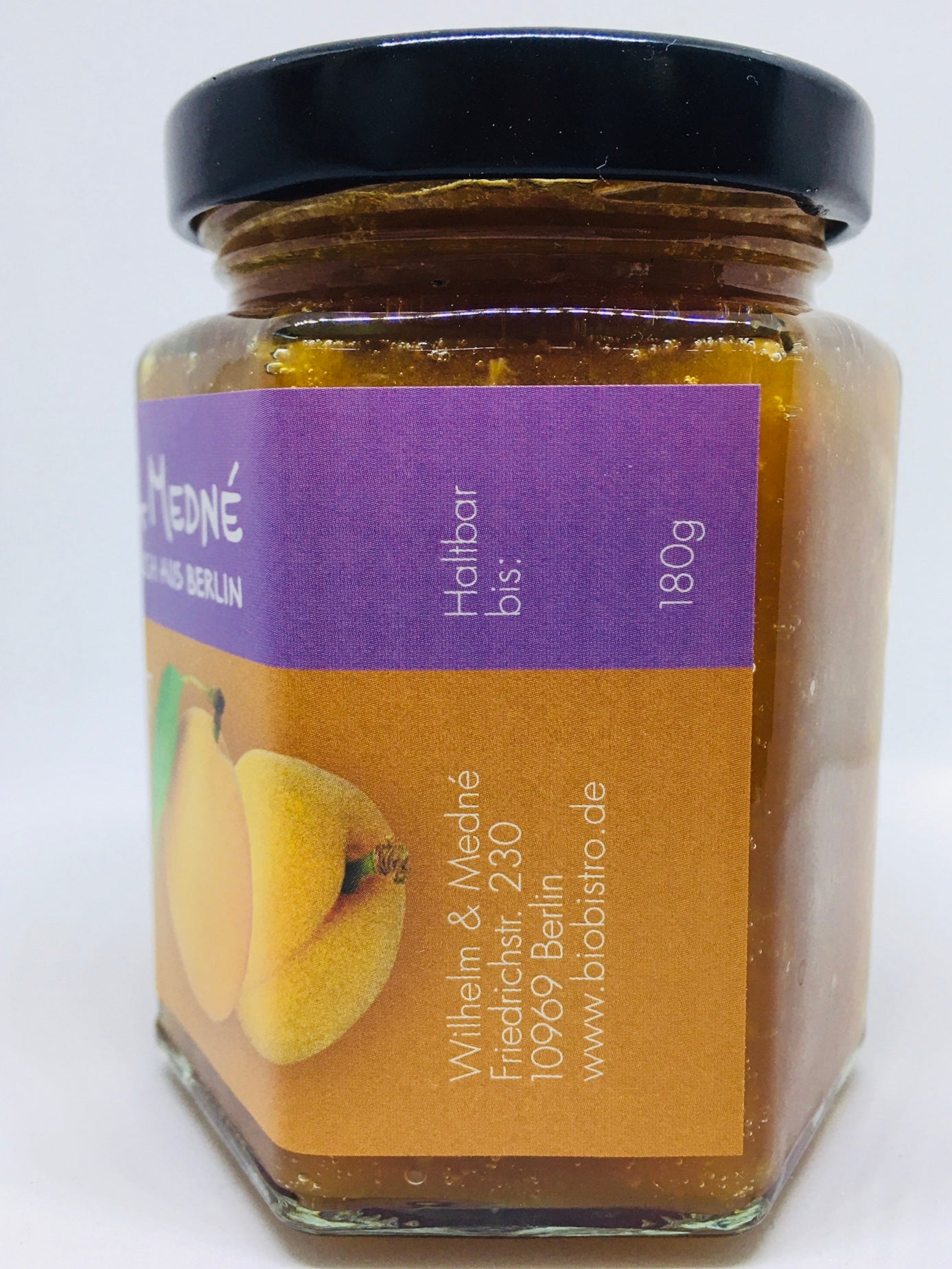 Aprikose mit Lavendel