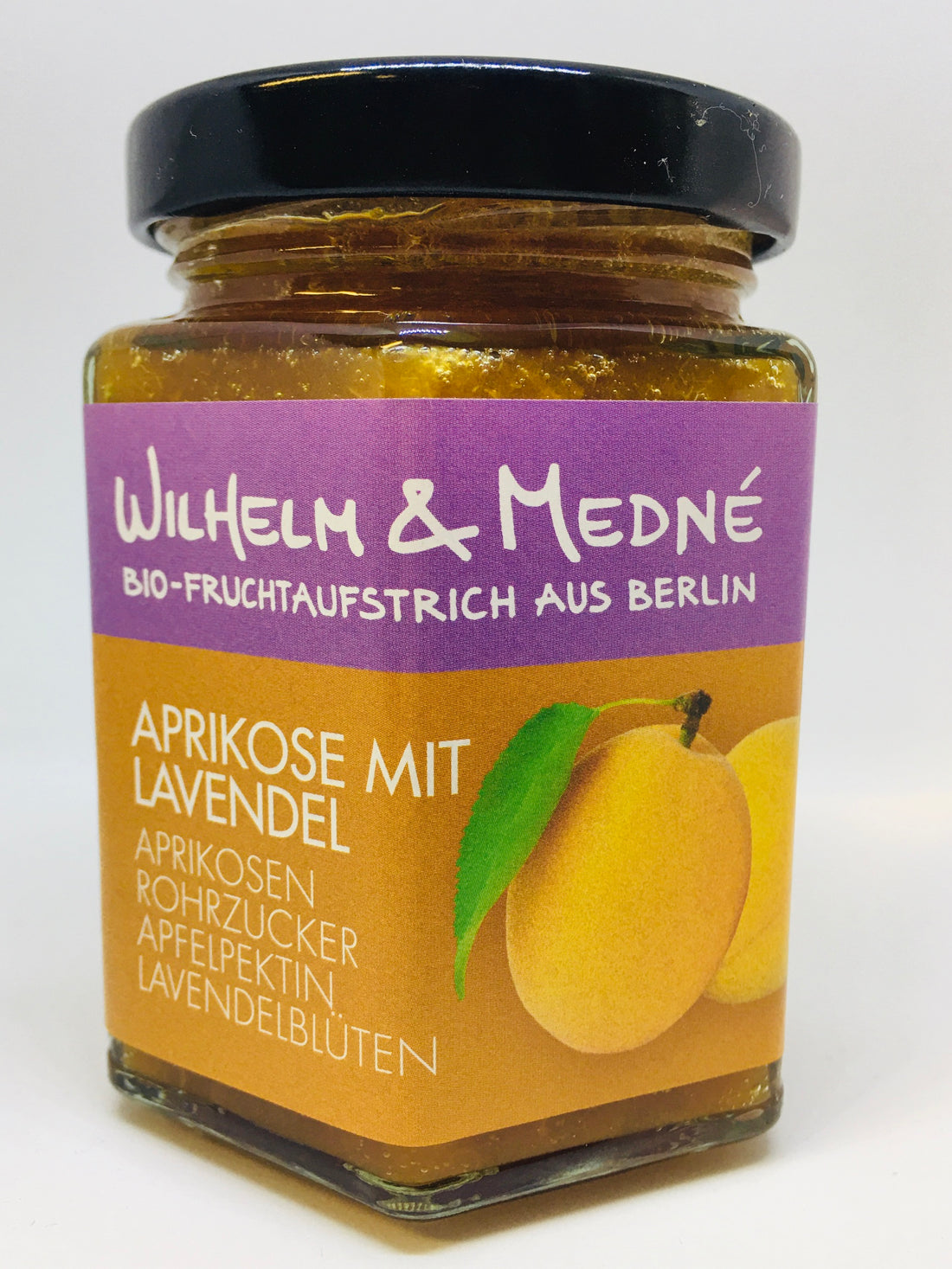 Aprikose mit Lavendel